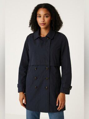Thunder Bay Double-Breasted Trench Coat – Estimated Size L
